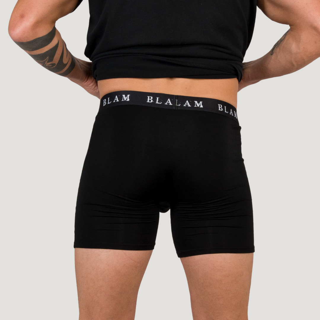 Black Boxer Briefs 6-Pack