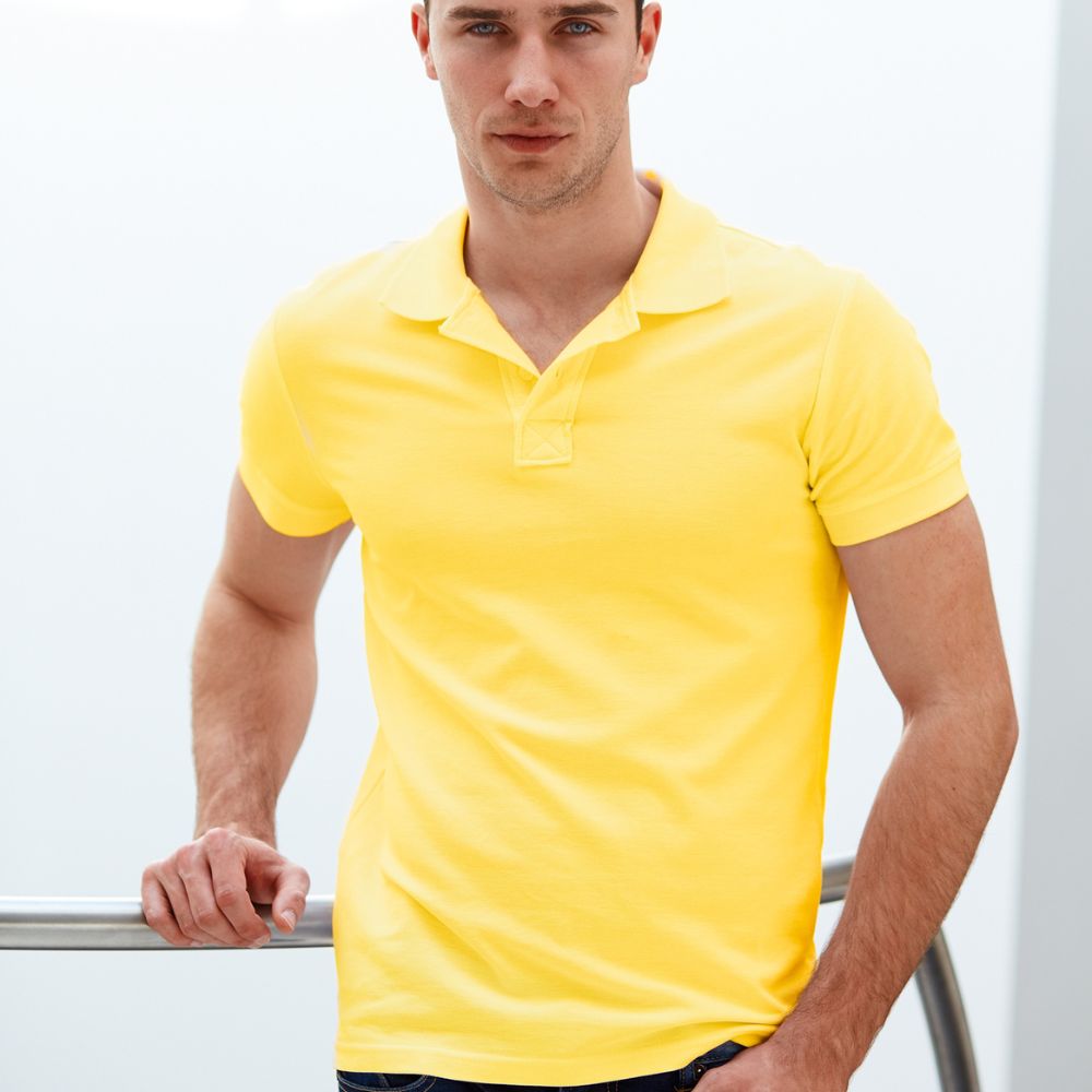 Bright Saffron Polo