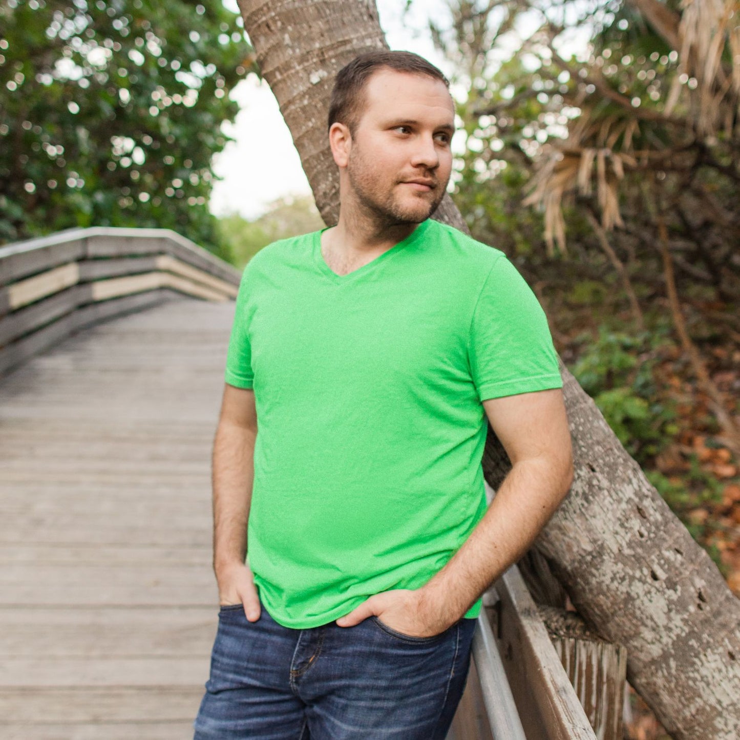 Emerald Celtic V-Neck