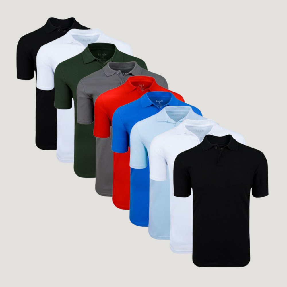 Essentials Polo 9-Pack