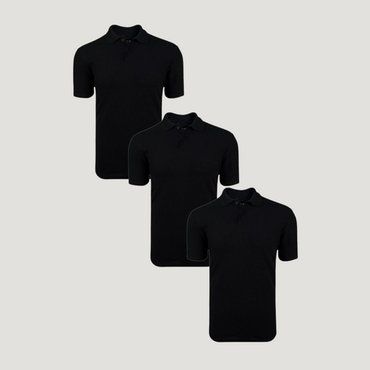 Man In Black Polo 3-Pack