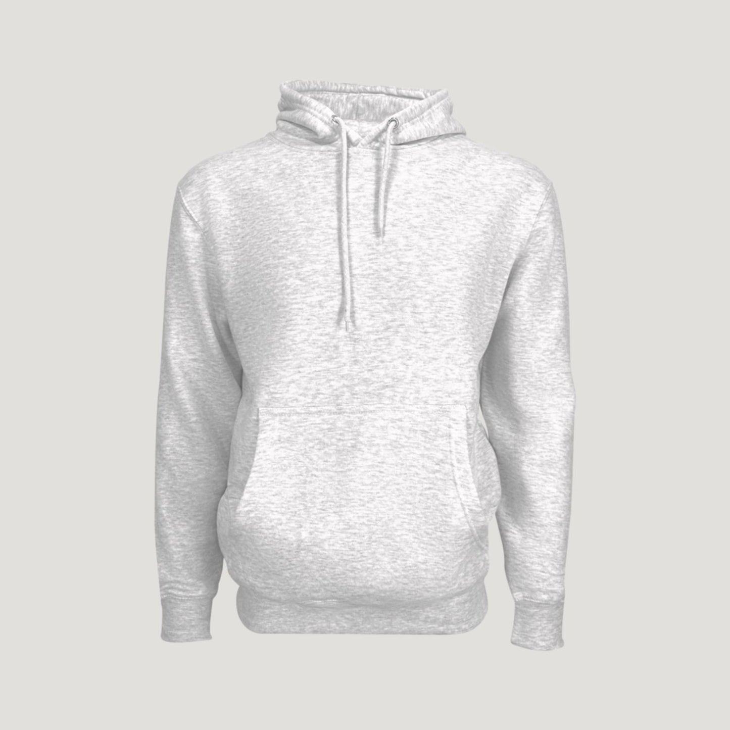 Heathered White Hoodie